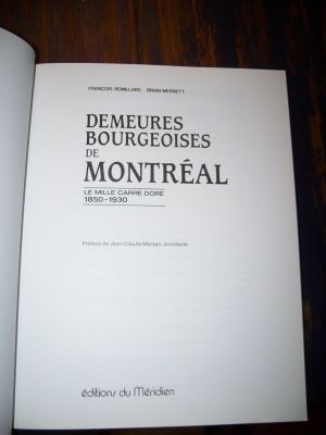 Demeures bourgeoises de Montréal 7