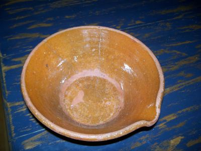 Dion's pottery bowl with spout 2