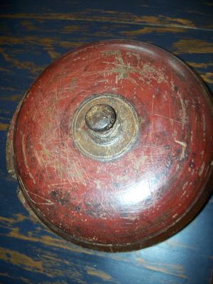 Wooden polychromic Native bowl 6