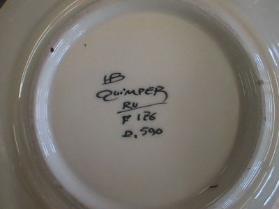 Assiette Quimper parfaite 2