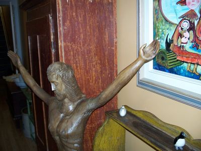 Incroyable Christ en noyer !!!! 5