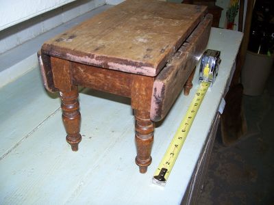 Miniature dropleafs table, Adrien Flibotte 9