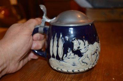 Wedgewood mug with pewter lid 1