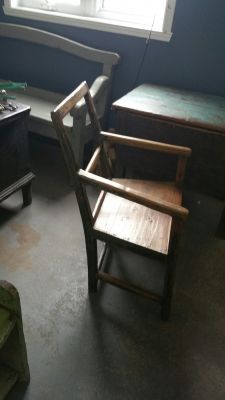 Quebec pine armchair 1