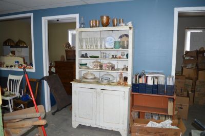 Open hutch pine buffet 2 Open hutch pine buffet 2