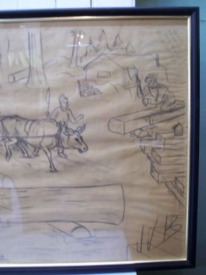 Grand dessin de Jean Julien Bourgault 1910 / 1996 6