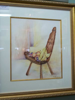 Albert Rousseau still life dry pastel 4
