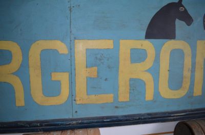 Annonce en tôle et bois forgeron 4