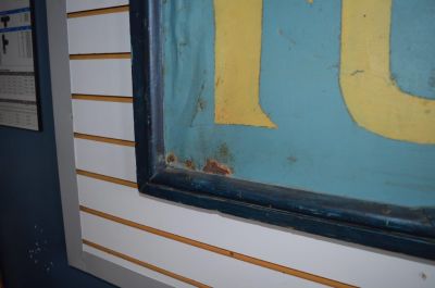 Annonce en tôle et bois forgeron 3