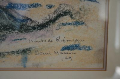 Henri Masson Watercolor  route de Ripon 3