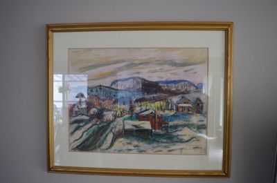 Henri Masson Watercolor  route de Ripon 4