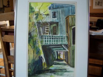 Aquarelle sign&eacute;e de Georgette Pihay 2