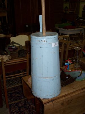 Wood butter churn 1