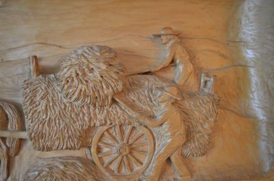 Zenon alary wall carving plate  3