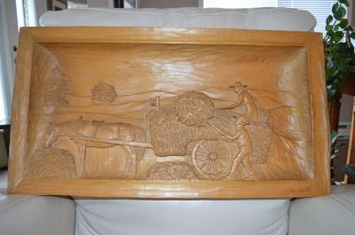 Zenon alary wall carving plate  1