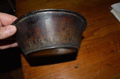 Old tin bowl 4