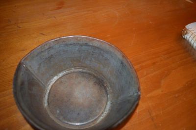Old tin bowl 2