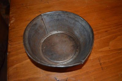 Old tin bowl 1