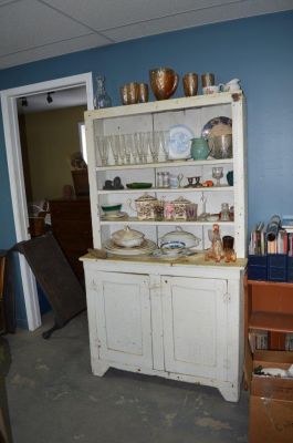 Open hutch pine buffet 1 Open hutch pine buffet 1