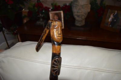 Native walking stick or cane 7