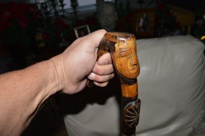 Native walking stick or cane 1