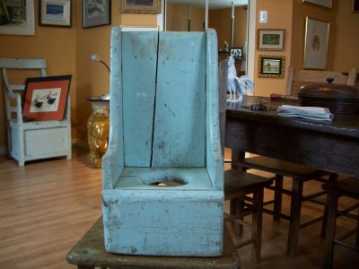 Late 19 th c. children pine pot 3
