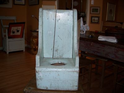 Late 19 th c. children pine pot 1