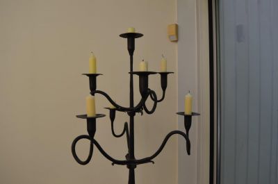 Sticking Tommy forged candle holder early 19th C. 2 Sticking Tommy forged candle holder early 19th C. 2
