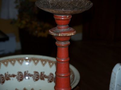 Magnifique chandelier tourn&eacute; 19e couleur fantastique 7