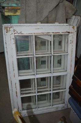 Chassis en bois 12 carreaux 1