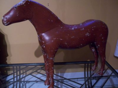 Outstanding 19th C. carved horse 7