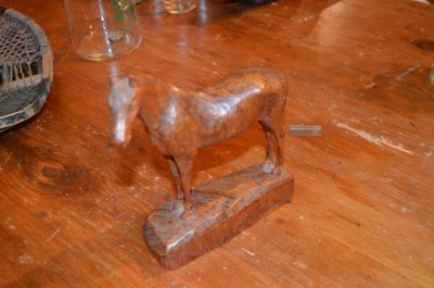 Zénon Alary cheval sculpté 1