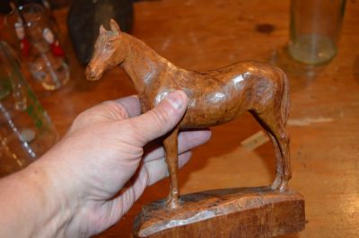 Zénon Alary cheval sculpté 5