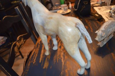 Carved dog  5