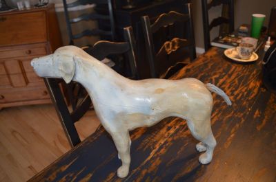 Chien sculpté  4