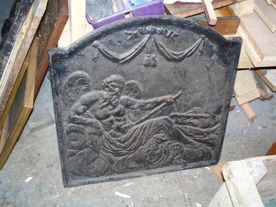 Fireplace cast heart 1