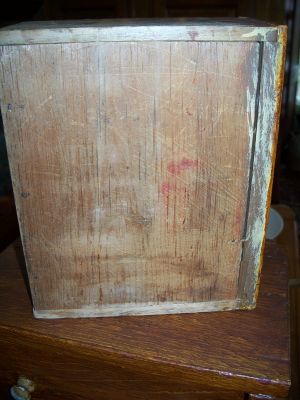 Miniature pine square nails S chest of drawers 7