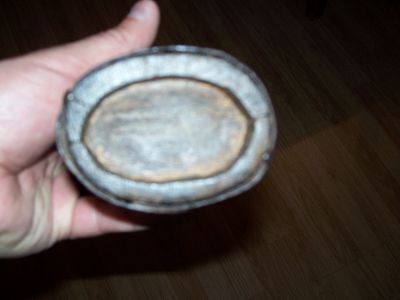X rare oak wooden bottle for seal or whale fat oil. 6