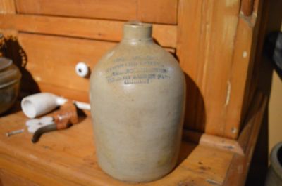 1 gallon stoneware jar 6