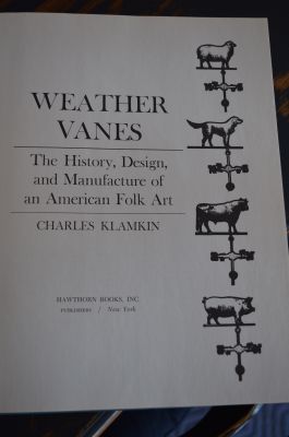 weathervanes book rare. 3