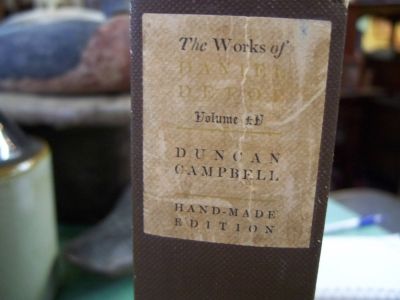 The works of Daniel Defoe hand made edition 1905 1
