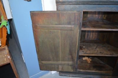 Small pine corner armoire 3