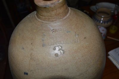 Cruche Farrar pottery works Iberville PQ 6