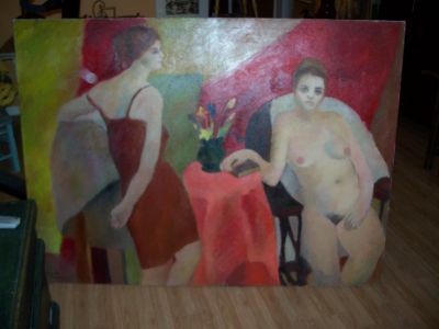 Large oil on canvas from Durand 1963 5