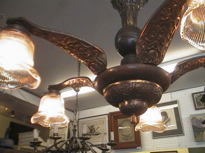 Magnifique gros luminaire en bronze 2
