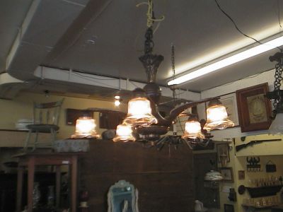Magnifique gros luminaire en bronze 1