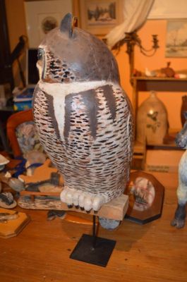 hibou sculpté  2