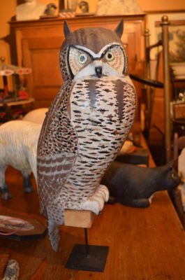 hibou sculpté  1