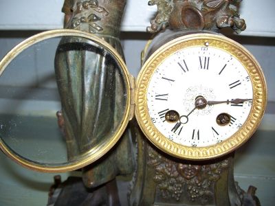 Horloge r&eacute;gule et marbre rose 4