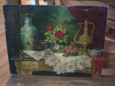 Rudolf Kingsbery huile sur panneau de bois 19e 2